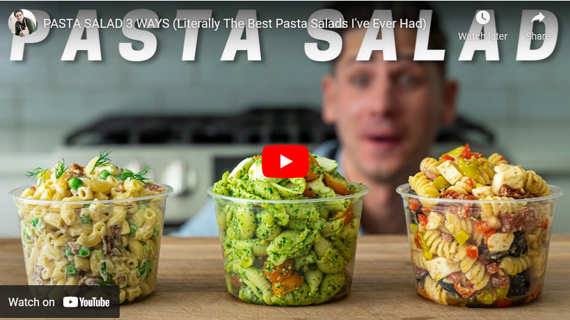 The Best Pasta Salad Recipe EVER